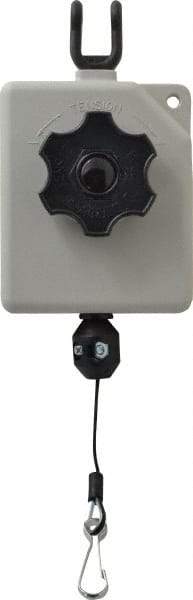 Aero-Motive - 4 Lb Load Capacity, 5.2' Travel Distance, Tool Balancer - Nylon Hose Cable, High Impact Composite Housing, Tension Adjustment - Industrial Tool & Supply