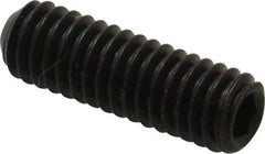 Unbrako - 5/16-18 UNC, 1" OAL, Cup Point Set Screw - Grade 8 Alloy Steel, 3/32" Key - Industrial Tool & Supply