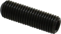 Unbrako - 5/16-24 UNF, 1" OAL, Cup Point Set Screw - Grade 8 Alloy Steel, 3/32" Key - Industrial Tool & Supply