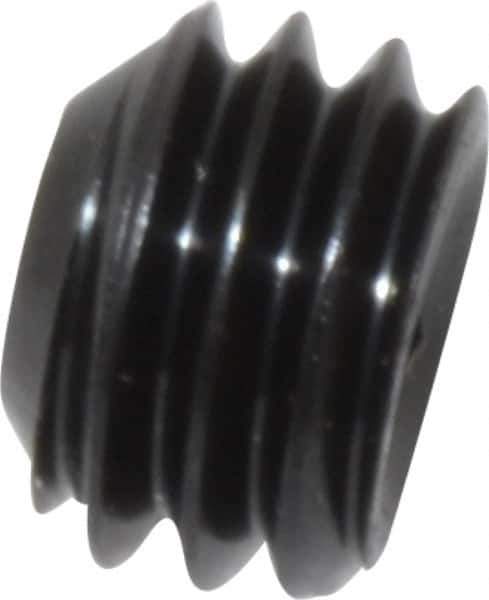 Unbrako - 3/8-16 UNC, 1/4" OAL, Cup Point Set Screw - Grade 8 Alloy Steel, 3/16" Key - Industrial Tool & Supply