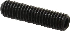 Unbrako - 3/8-16 UNC, 1-1/2" OAL, Cup Point Set Screw - Grade 8 Alloy Steel, 3/16" Key - Industrial Tool & Supply