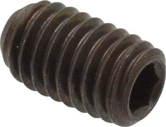 Unbrako - 7/16-14 UNC, 3/4" OAL, Cup Point Set Screw - Grade 8 Alloy Steel, 7/32" Key - Industrial Tool & Supply