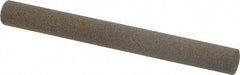 Norton - 4" Long x 3/8" Diam x 3/8" Thick, Aluminum Oxide Sharpening Stone - Round, Coarse Grade - Industrial Tool & Supply