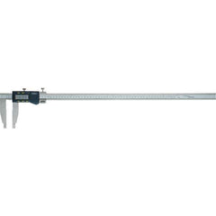 Fowler - 0 to 600mm Range, 0.01mm Resolution, Electronic Caliper - 4" Jaws, 8mm Accuracy, Serial Output - Industrial Tool & Supply