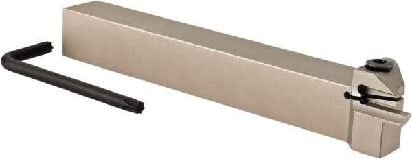 Iscar - HGH, Internal, Right Hand, 0.236" Max Depth of Cut, 0.118" Max Groove Width, Indexable Grooving Tool Holder - GRIP 3.., HGN 30.. Insert Compatibility, 5/8" Shank Height, 5/8" Shank Width, 5" OAL - Industrial Tool & Supply