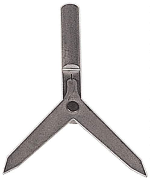 PEC Tools - 8 mm Head Diam, 3/8" Shank Diam, Double End, Mechanical Round Bar Center Finder - Cylindrical Contact - Industrial Tool & Supply