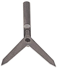 PEC Tools - 8 mm Head Diam, 3/8" Shank Diam, Double End, Mechanical Round Bar Center Finder - Cylindrical Contact - Industrial Tool & Supply