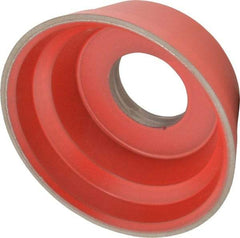 Norton - 3-3/4" Diam, 1-1/4" Hole Size, 1-1/2" Overall Thickness, 150 Grit, Type 11 Tool & Cutter Grinding Wheel - Very Fine Grade, CBN, Resinoid Bond - Industrial Tool & Supply