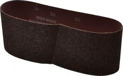 Norton - 4" Wide x 24" OAL, 36 Grit, Aluminum Oxide Abrasive Belt - Aluminum Oxide, Very Coarse, Coated, X Weighted Cloth Backing, Series R228 - Industrial Tool & Supply