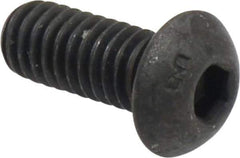 Unbrako - 5/16-18 UNC Hex Socket Drive, Button Screw - Alloy Steel, Black Oxide Finish, 3/4" Length Under Head - Industrial Tool & Supply