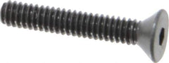 Unbrako - #5-40 UNC Hex Socket Drive, 82° Flat Screw - Alloy Steel, Black Oxide Finish, 3/4" OAL - Industrial Tool & Supply