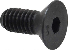 Unbrako - 5/16-18 UNC Hex Socket Drive, 82° Flat Screw - Alloy Steel, Black Oxide Finish, 3/4" OAL - Industrial Tool & Supply