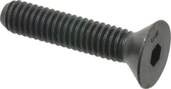 Unbrako - 5/16-18 UNC Hex Socket Drive, 82° Flat Screw - Alloy Steel, Black Oxide Finish, 1-1/2" OAL - Industrial Tool & Supply