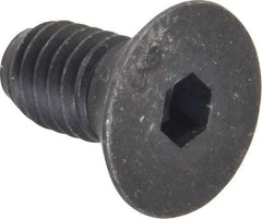 Unbrako - 3/8-16 UNC Hex Socket Drive, 82° Flat Screw - Alloy Steel, Black Oxide Finish, 3/4" OAL - Industrial Tool & Supply