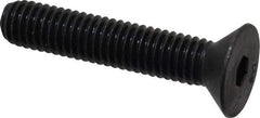 Unbrako - 3/8-16 UNC Hex Socket Drive, 82° Flat Screw - Alloy Steel, Black Oxide Finish, 2" OAL - Industrial Tool & Supply