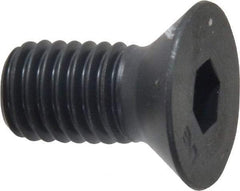 Unbrako - 1/2-13 UNC Hex Socket Drive, 82° Flat Screw - Alloy Steel, Black Oxide Finish, 1" OAL - Industrial Tool & Supply