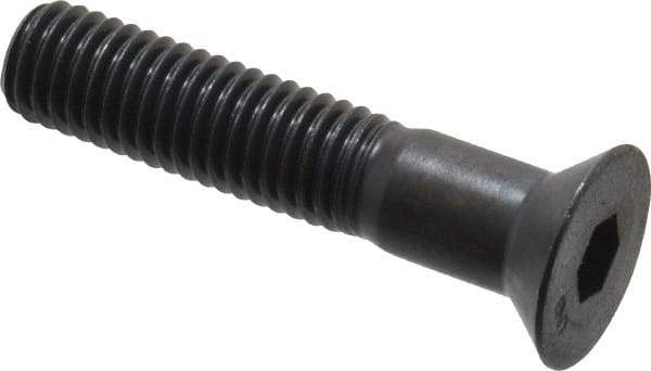Unbrako - 1/2-13 UNC Hex Socket Drive, 82° Flat Screw - Alloy Steel, Black Oxide Finish, 2-1/2" OAL - Industrial Tool & Supply