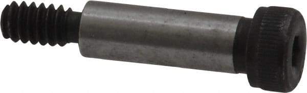 Unbrako - 1/4" Shoulder Diam x 3/4" Shoulder Length, #10-24 UNC, Hex Socket Shoulder Screw - 8 Alloy Steel, 0.357 to 3/8" Head Diam - Industrial Tool & Supply