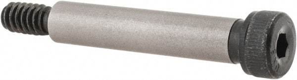 Unbrako - 1/4 x 1-1/4" Shoulder Diam x Length, #10-24, Shoulder Screw - 0.177 to 0.188" Head Height, 0.357 to 0.375" Head Diam, Grade 8 Alloy Steel, 1/8" Hex Socket Drive - Industrial Tool & Supply