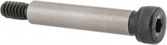 Unbrako - 1/4 x 1-1/4" Shoulder Diam x Length, #10-24, Shoulder Screw - 0.177 to 0.188" Head Height, 0.357 to 0.375" Head Diam, Grade 8 Alloy Steel, 1/8" Hex Socket Drive - Industrial Tool & Supply