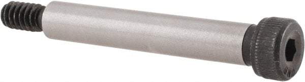 Unbrako - 1/4" Shoulder Diam x 1-1/2" Shoulder Length, #10-24 UNC, Hex Socket Shoulder Screw - 8 Alloy Steel, 0.357 to 3/8" Head Diam - Industrial Tool & Supply