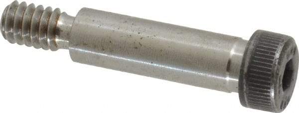 Unbrako - 5/16" Shoulder Diam x 1" Shoulder Length, 1/4-20 UNC, Hex Socket Shoulder Screw - 8 Alloy Steel, 0.419 to 0.438" Head Diam - Industrial Tool & Supply