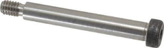 Unbrako - 3/8" Shoulder Diam x 2-1/2" Shoulder Length, 5/16-18 UNC, Hex Socket Shoulder Screw - 8 Alloy Steel, 0.543 to 0.562" Head Diam - Industrial Tool & Supply
