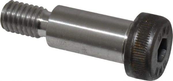 Unbrako - 1/2" Shoulder Diam x 1" Shoulder Length, 3/8-16 UNC, Hex Socket Shoulder Screw - 8 Alloy Steel, 0.729 to 3/4" Head Diam - Industrial Tool & Supply