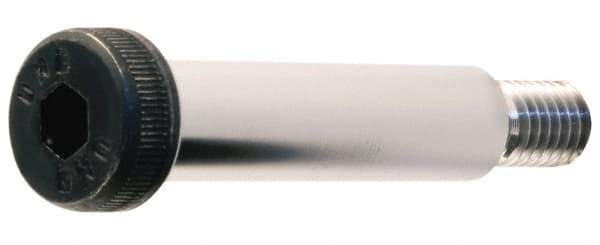 Unbrako - 12mm Shoulder Diam x 90mm Shoulder Length, M10x1.5 Metric Coarse, Hex Socket Shoulder Screw - 12.9 Alloy Steel, 9mm Head Height x 18mm Head Diam - Industrial Tool & Supply