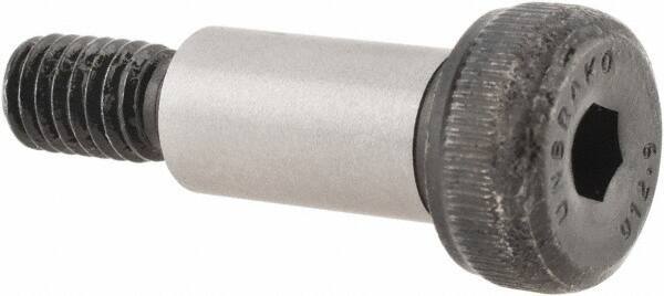 Unbrako - 8mm Shoulder Diam x 16mm Shoulder Length, M6x1 Metric Coarse, Hex Socket Shoulder Screw - 12.9 Alloy Steel, 5.5mm Head Height x 13mm Head Diam - Industrial Tool & Supply