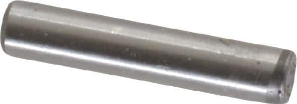 Unbrako - 1/8" Diam x 5/8" Pin Length Grade 8 Alloy Steel Oversized Dowel Pin - C 60 (Surface) & C 50-58 Hardness, 1,845 Lb Breaking Strength, 1 Beveled & 1 Rounded End - Industrial Tool & Supply