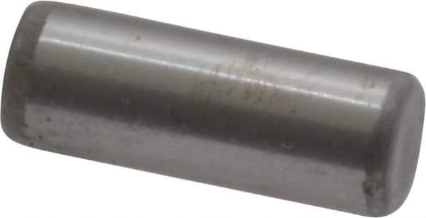 Unbrako - 3/16" Diam x 1/2" Pin Length Grade 8 Alloy Steel Oversized Dowel Pin - C 60 (Surface) & C 50-58 Hardness, 4,140 Lb Breaking Strength, 1 Beveled & 1 Rounded End - Industrial Tool & Supply