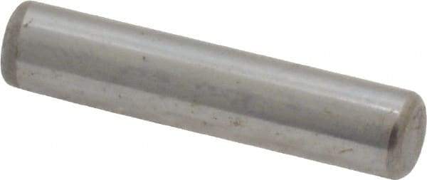 Unbrako - 3/16" Diam x 7/8" Pin Length Grade 8 Alloy Steel Oversized Dowel Pin - C 60 (Surface) & C 50-58 Hardness, 4,140 Lb Breaking Strength, 1 Beveled & 1 Rounded End - Industrial Tool & Supply