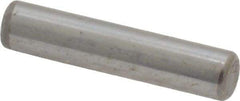 Unbrako - 3/16" Diam x 7/8" Pin Length Grade 8 Alloy Steel Oversized Dowel Pin - C 60 (Surface) & C 50-58 Hardness, 4,140 Lb Breaking Strength, 1 Beveled & 1 Rounded End - Industrial Tool & Supply