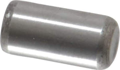 Unbrako - 1/4" Diam x 1/2" Pin Length Grade 8 Alloy Steel Oversized Dowel Pin - C 60 (Surface) & C 50-58 Hardness, 7,370 Lb Breaking Strength, 1 Beveled & 1 Rounded End - Industrial Tool & Supply