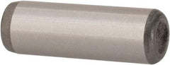 Unbrako - 1/4" Diam x 3/4" Pin Length Grade 8 Alloy Steel Oversized Dowel Pin - C 60 (Surface) & C 50-58 Hardness, 7,370 Lb Breaking Strength, 1 Beveled & 1 Rounded End - Industrial Tool & Supply