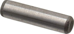 Unbrako - 1/4" Diam x 1" Pin Length Grade 8 Alloy Steel Oversized Dowel Pin - C 60 (Surface) & C 50-58 Hardness, 7,370 Lb Breaking Strength, 1 Beveled & 1 Rounded End - Industrial Tool & Supply