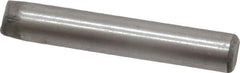 Unbrako - 1/4" Diam x 1-1/2" Pin Length Grade 8 Alloy Steel Oversized Dowel Pin - C 60 (Surface) & C 50-58 Hardness, 7,370 Lb Breaking Strength, 1 Beveled & 1 Rounded End - Industrial Tool & Supply