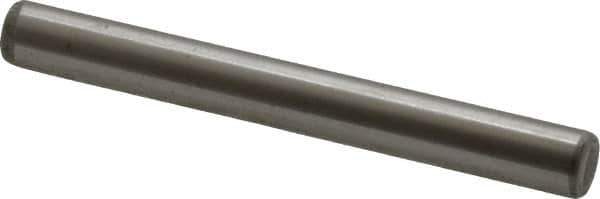 Unbrako - 1/4" Diam x 2-1/4" Pin Length Grade 8 Alloy Steel Oversized Dowel Pin - C 60 (Surface) & C 50-58 Hardness, 7,370 Lb Breaking Strength, 1 Beveled & 1 Rounded End - Industrial Tool & Supply