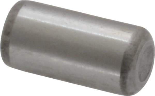 Unbrako - 5/16" Diam x 5/8" Pin Length Grade 8 Alloy Steel Oversized Dowel Pin - C 60 (Surface) & C 50-58 Hardness, 11,500 Lb Breaking Strength, 1 Beveled & 1 Rounded End - Industrial Tool & Supply