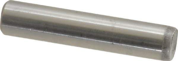 Unbrako - 5/16" Diam x 1-1/2" Pin Length Grade 8 Alloy Steel Oversized Dowel Pin - C 60 (Surface) & C 50-58 Hardness, 11,500 Lb Breaking Strength, 1 Beveled & 1 Rounded End - Industrial Tool & Supply