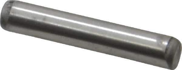 Unbrako - 5/16" Diam x 1-3/4" Pin Length Grade 8 Alloy Steel Oversized Dowel Pin - C 60 (Surface) & C 50-58 Hardness, 11,500 Lb Breaking Strength, 1 Beveled & 1 Rounded End - Industrial Tool & Supply