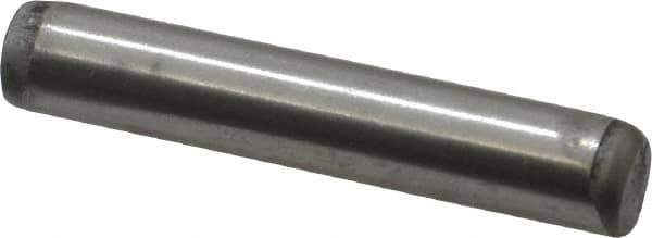 Unbrako - 5/16" Diam x 2" Pin Length Grade 8 Alloy Steel Oversized Dowel Pin - C 60 (Surface) & C 50-58 Hardness, 11,500 Lb Breaking Strength, 1 Beveled & 1 Rounded End - Industrial Tool & Supply