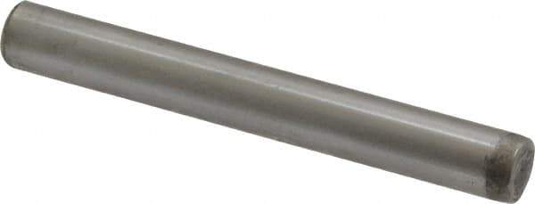 Unbrako - 5/16" Diam x 2-1/2" Pin Length Grade 8 Alloy Steel Oversized Dowel Pin - C 60 (Surface) & C 50-58 Hardness, 11,500 Lb Breaking Strength, 1 Beveled & 1 Rounded End - Industrial Tool & Supply