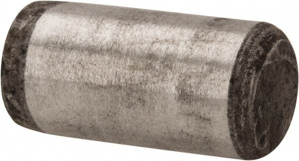 Unbrako - 3/8" Diam x 3/4" Pin Length Grade 8 Alloy Steel Oversized Dowel Pin - C 60 (Surface) & C 50-58 Hardness, 16,580 Lb Breaking Strength, 1 Beveled & 1 Rounded End - Industrial Tool & Supply