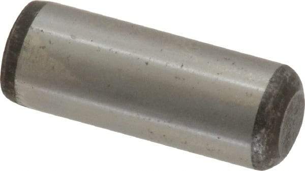 Unbrako - 3/8" Diam x 1" Pin Length Grade 8 Alloy Steel Oversized Dowel Pin - C 60 (Surface) & C 50-58 Hardness, 16,580 Lb Breaking Strength, 1 Beveled & 1 Rounded End - Industrial Tool & Supply