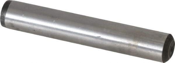 Unbrako - 3/8" Diam x 2-1/4" Pin Length Grade 8 Alloy Steel Oversized Dowel Pin - C 60 (Surface) & C 50-58 Hardness, 16,580 Lb Breaking Strength, 1 Beveled & 1 Rounded End - Industrial Tool & Supply