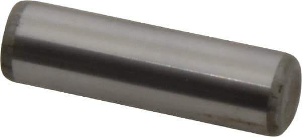 Unbrako - 7/16" Diam x 1-1/2" Pin Length Grade 8 Alloy Steel Oversized Dowel Pin - C 60 (Surface) & C 50-58 Hardness, 22,540 Lb Breaking Strength, 1 Beveled & 1 Rounded End - Industrial Tool & Supply