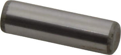 Unbrako - 7/16" Diam x 1-1/2" Pin Length Grade 8 Alloy Steel Oversized Dowel Pin - C 60 (Surface) & C 50-58 Hardness, 22,540 Lb Breaking Strength, 1 Beveled & 1 Rounded End - Industrial Tool & Supply