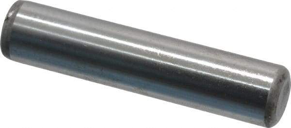 Unbrako - 7/16" Diam x 2" Pin Length Grade 8 Alloy Steel Oversized Dowel Pin - C 60 (Surface) & C 50-58 Hardness, 22,540 Lb Breaking Strength, 1 Beveled & 1 Rounded End - Industrial Tool & Supply